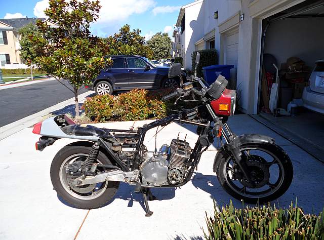 1980 GS1100 with head removed